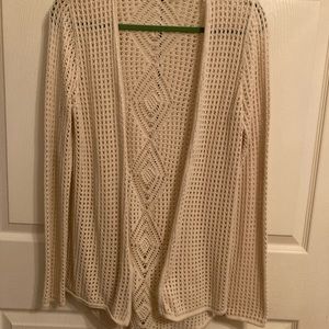 Crochet-look Boho Sweater